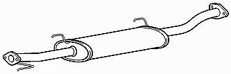 Excl3039 exhaust middle box - middle,